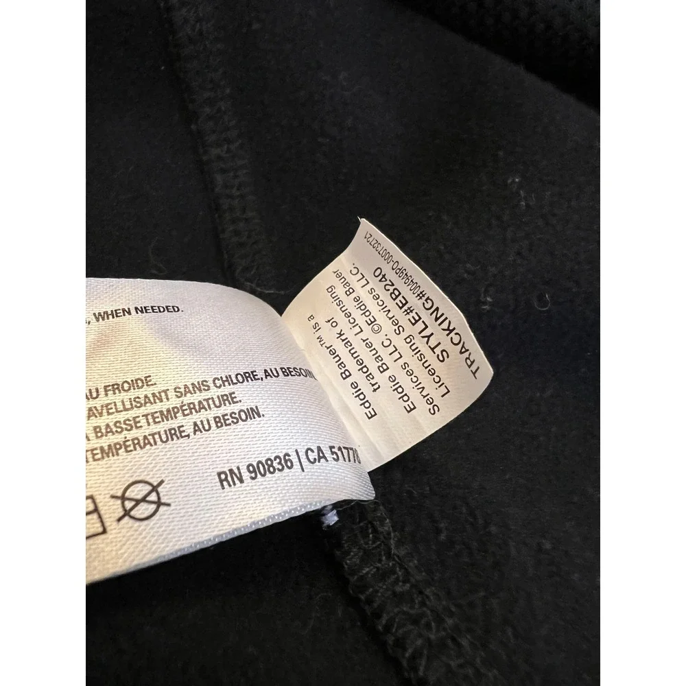 Eddie‎ Bauer Southwest Jacket Mens Large Full Zip Softshell Micro Fleece Black
